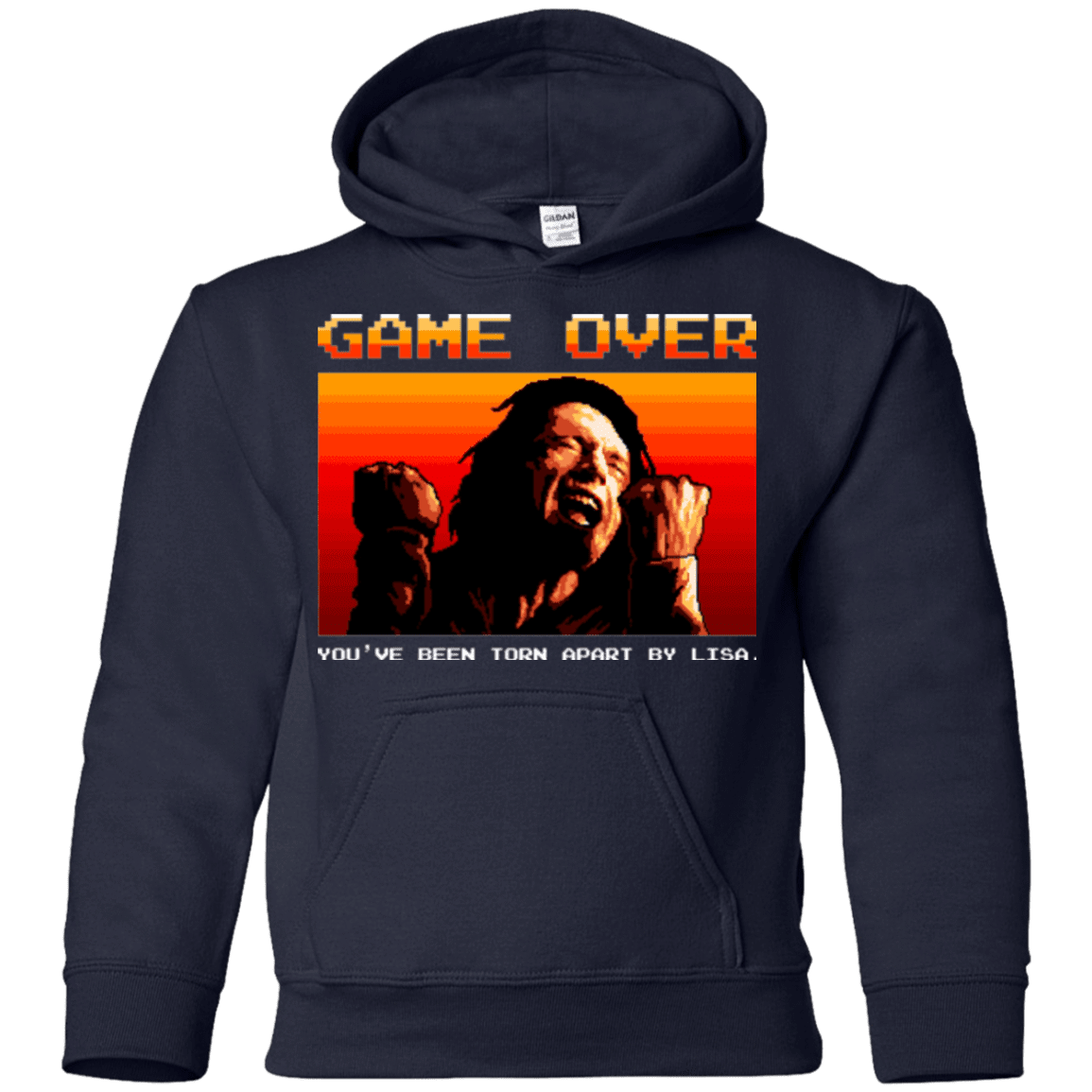 Sweatshirts Navy / YS Game Over Youth Hoodie