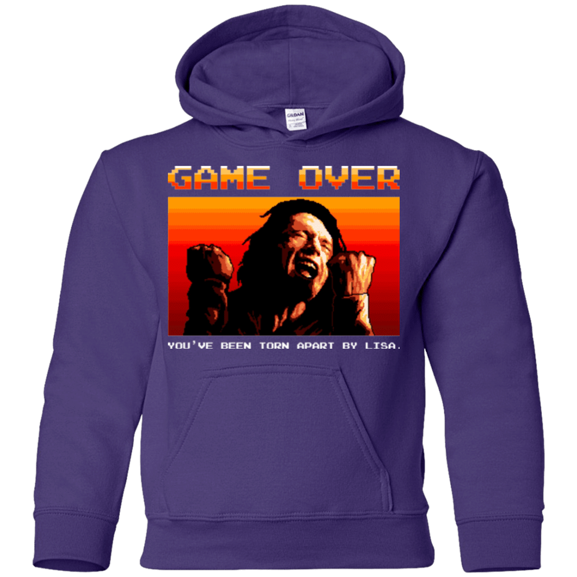 Sweatshirts Purple / YS Game Over Youth Hoodie
