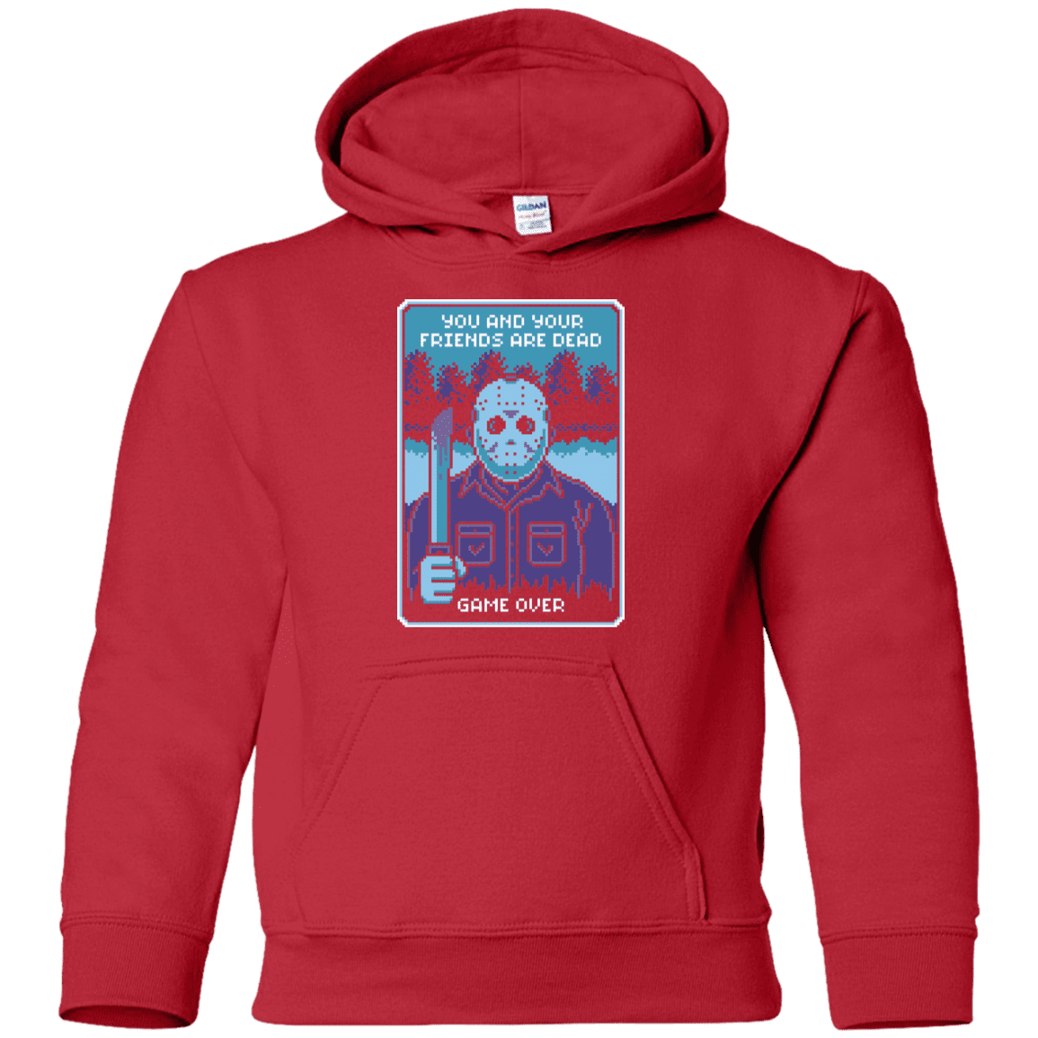 Sweatshirts Red / YS Game Over Youth Hoodie