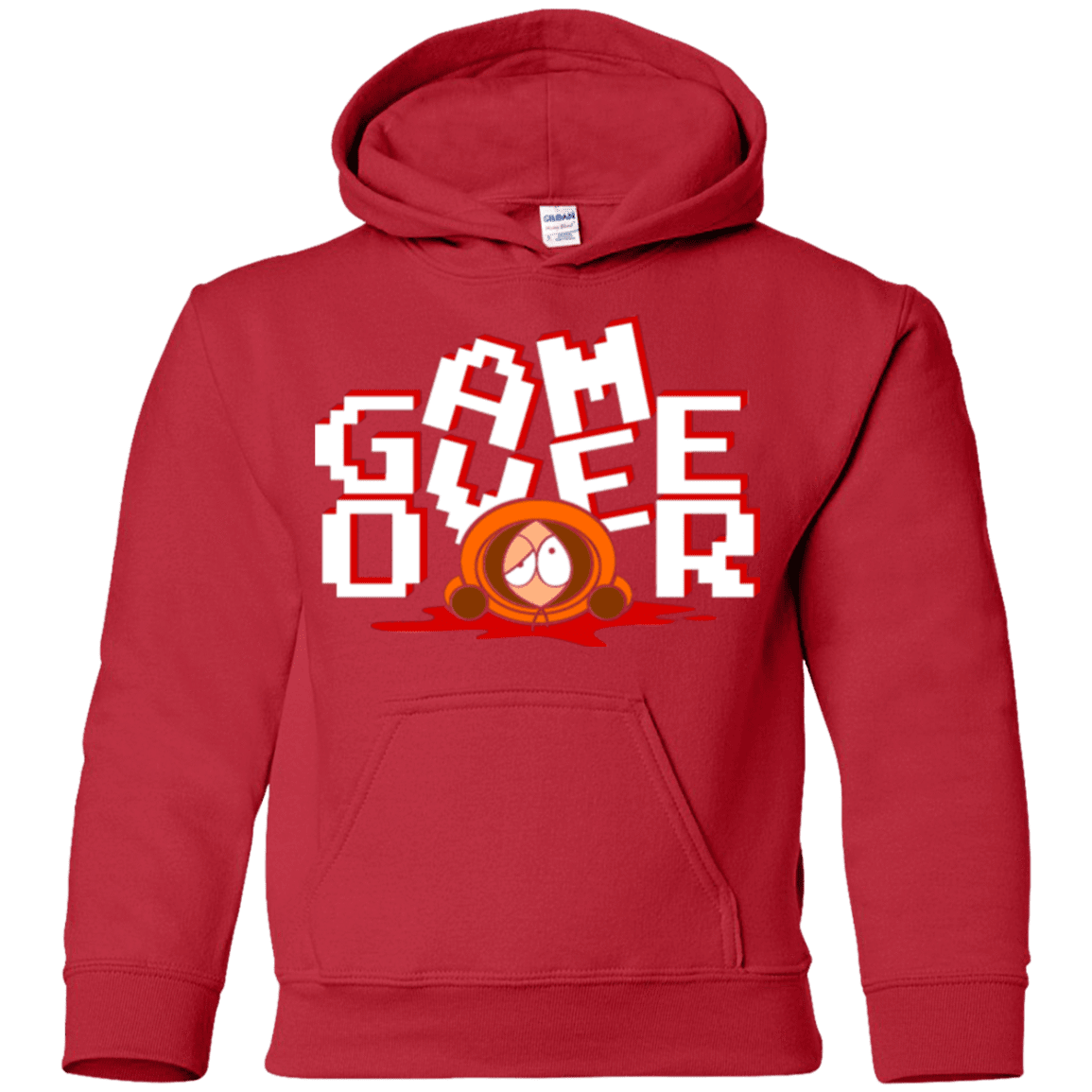 Sweatshirts Red / YS Game over Youth Hoodie