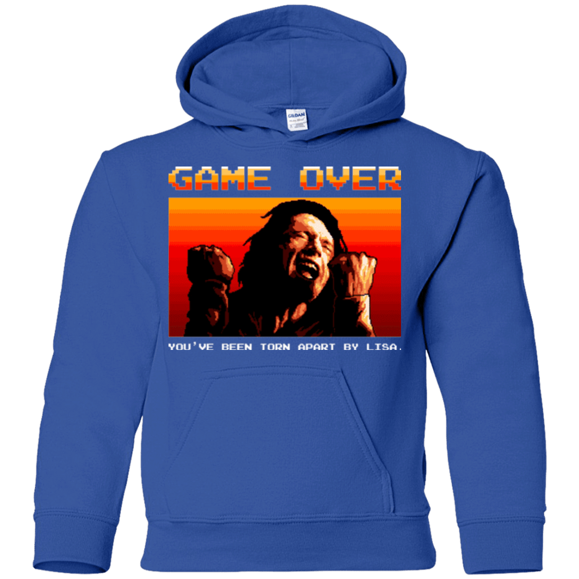 Sweatshirts Royal / YS Game Over Youth Hoodie