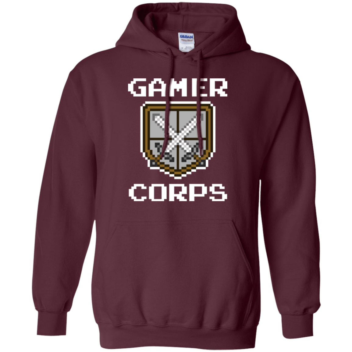 Sweatshirts Maroon / Small Gamer corps Pullover Hoodie