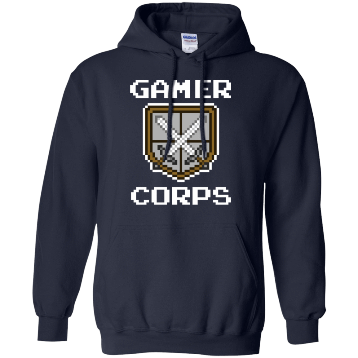 Sweatshirts Navy / Small Gamer corps Pullover Hoodie