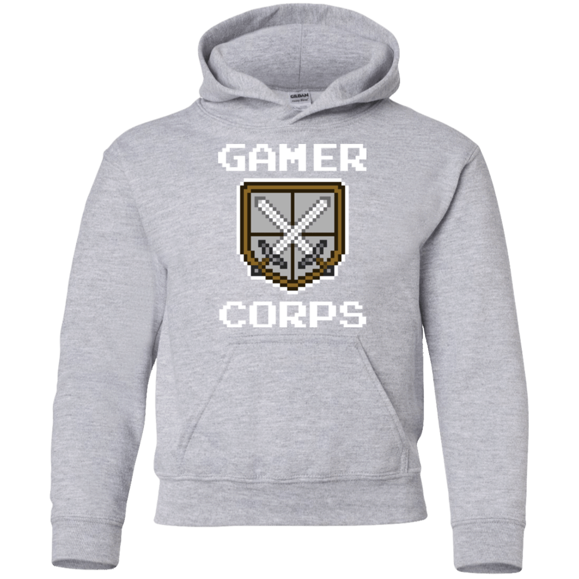 Sweatshirts Sport Grey / YS Gamer corps Youth Hoodie