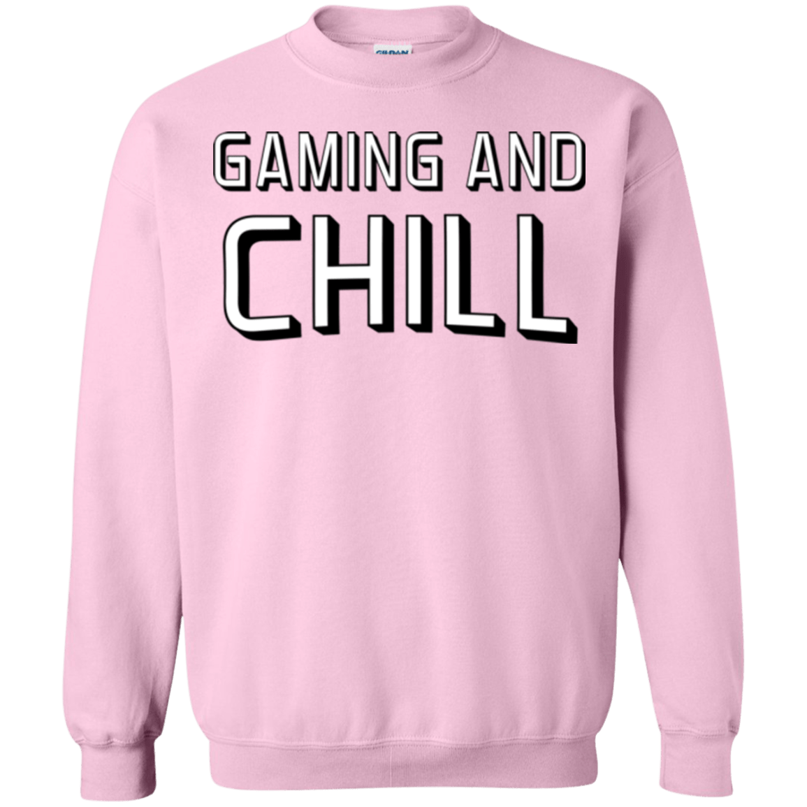 Sweatshirts Light Pink / Small Gaming and Chill Crewneck Sweatshirt