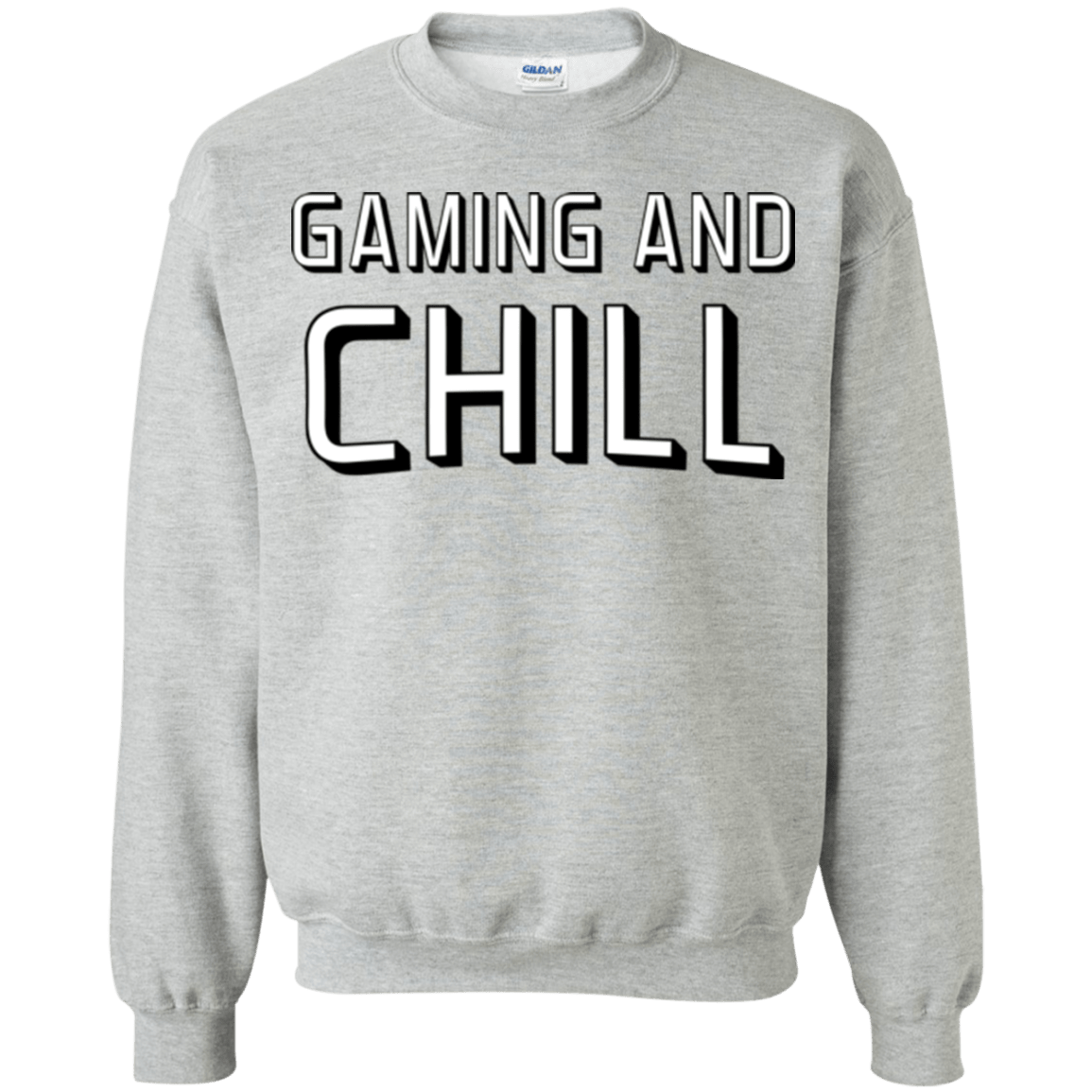 Sweatshirts Sport Grey / Small Gaming and Chill Crewneck Sweatshirt