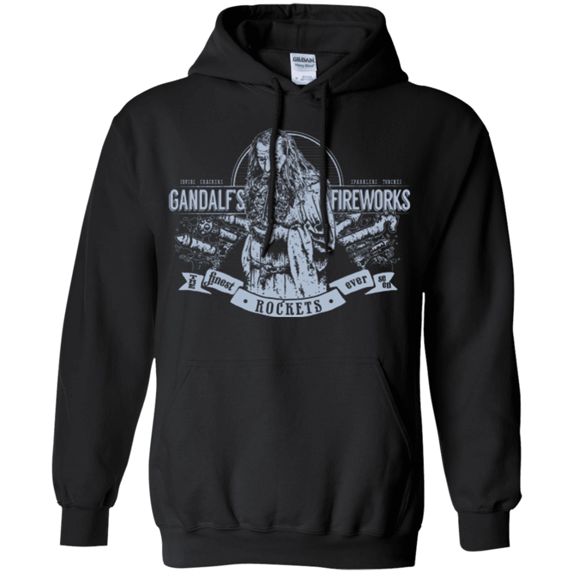 Sweatshirts Black / Small Gandalfs Fireworks Pullover Hoodie