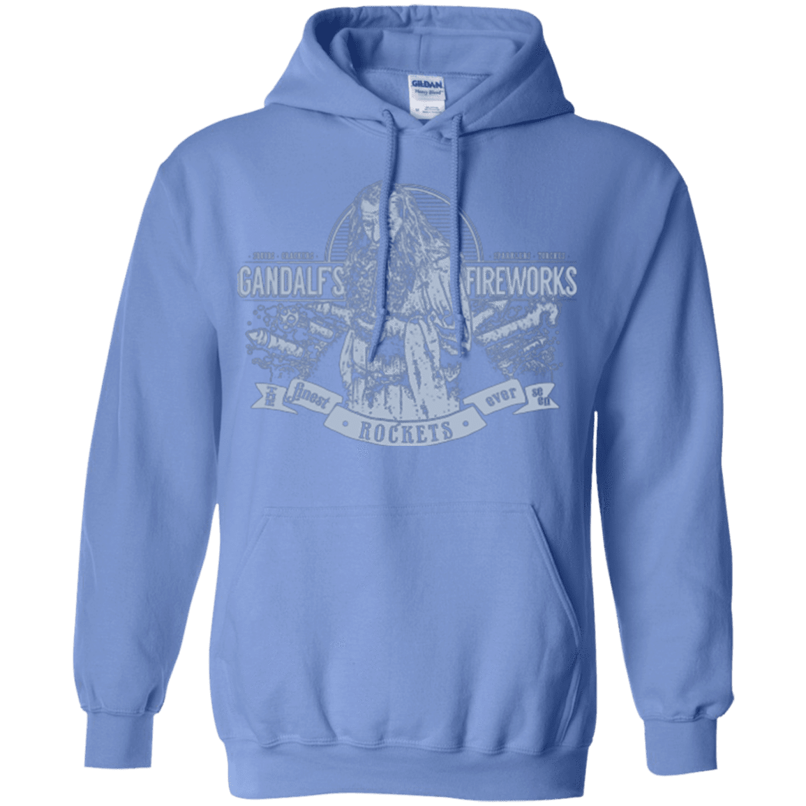 Sweatshirts Carolina Blue / Small Gandalfs Fireworks Pullover Hoodie