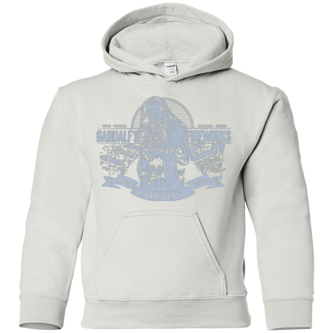 Sweatshirts White / YS Gandalfs Fireworks Youth Hoodie