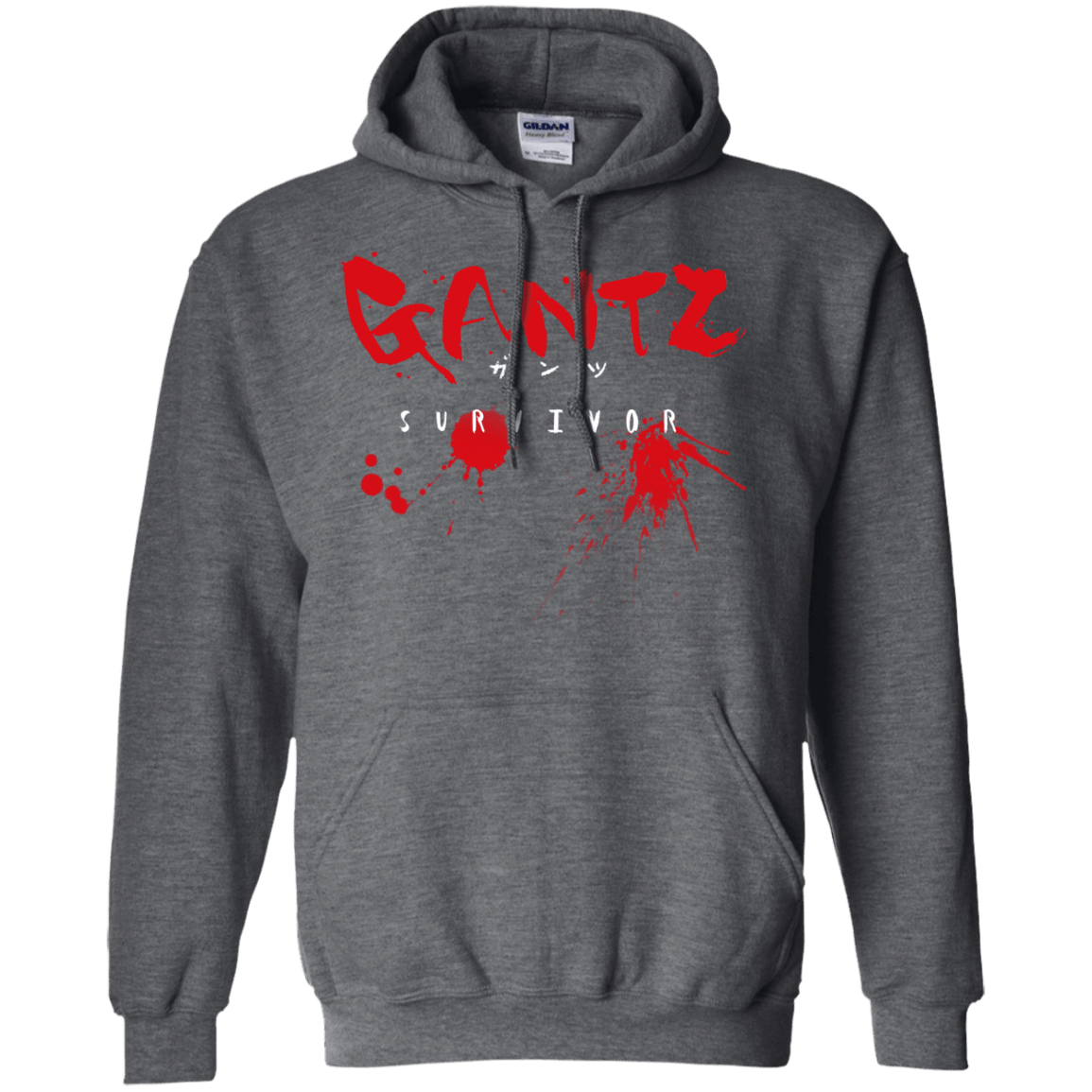 Sweatshirts Dark Heather / S Gantz Survivor Pullover Hoodie