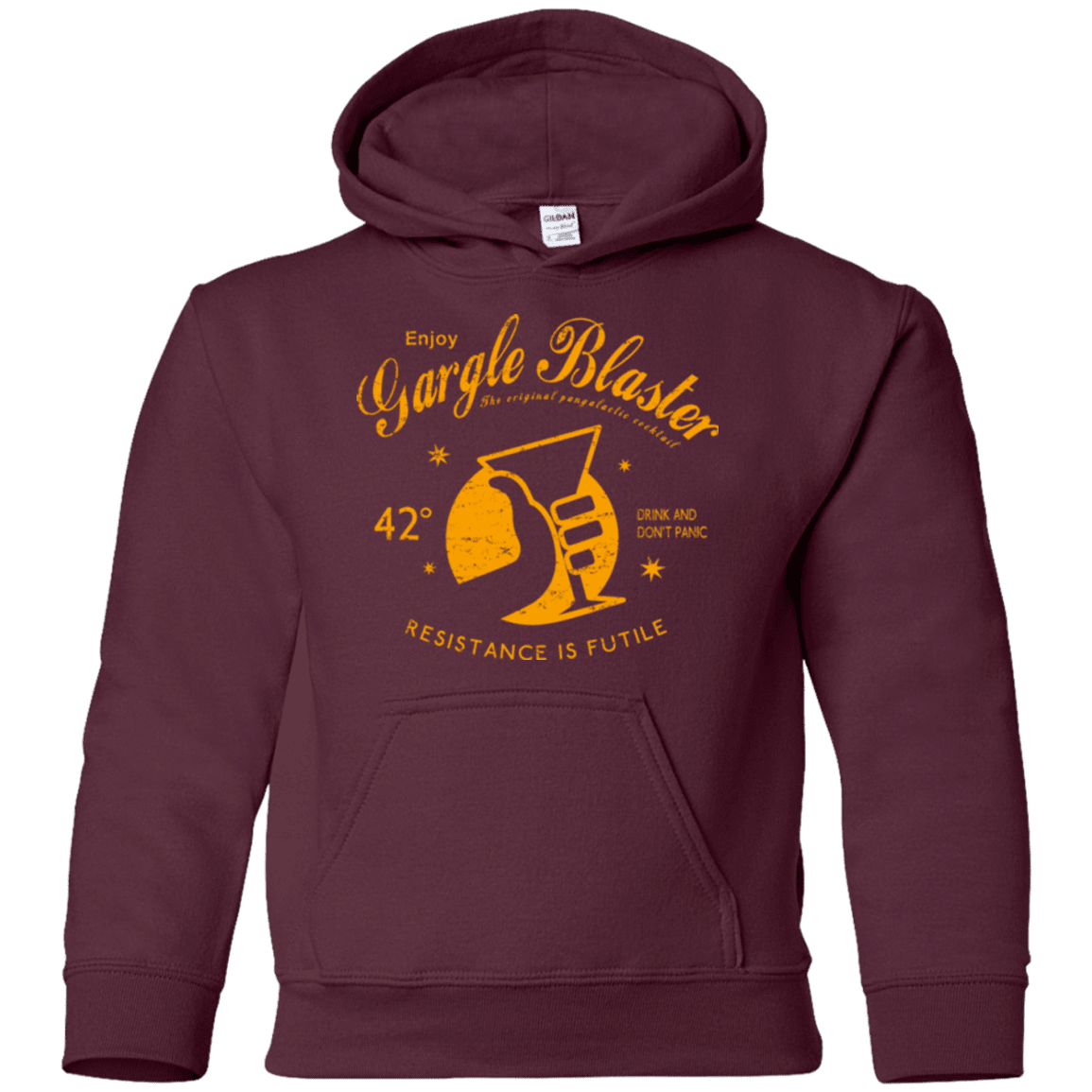 Sweatshirts Maroon / YS Gargle blaster Youth Hoodie