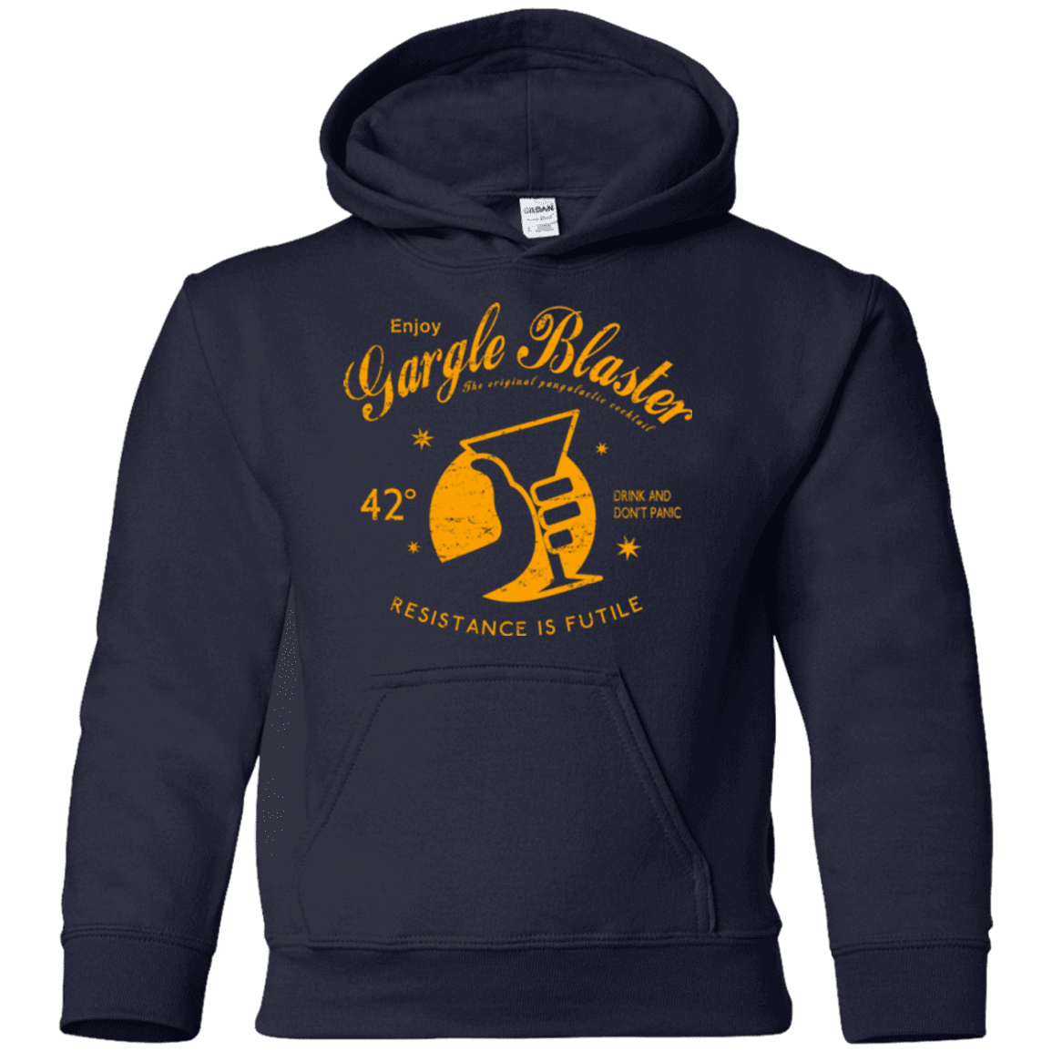 Sweatshirts Navy / YS Gargle blaster Youth Hoodie
