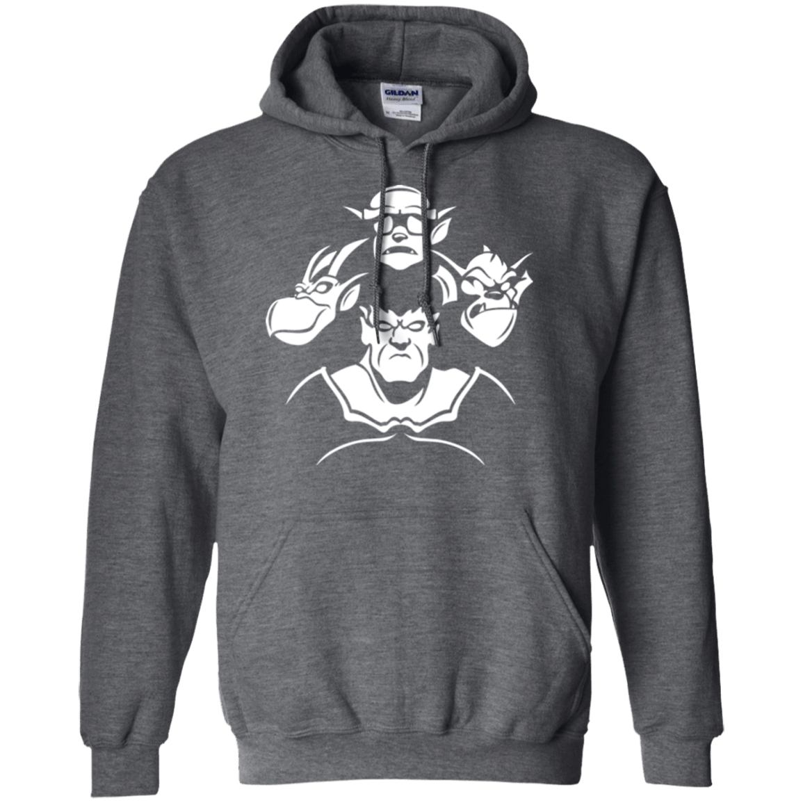 Sweatshirts Dark Heather / Small Gargoyle Rhapsody Pullover Hoodie
