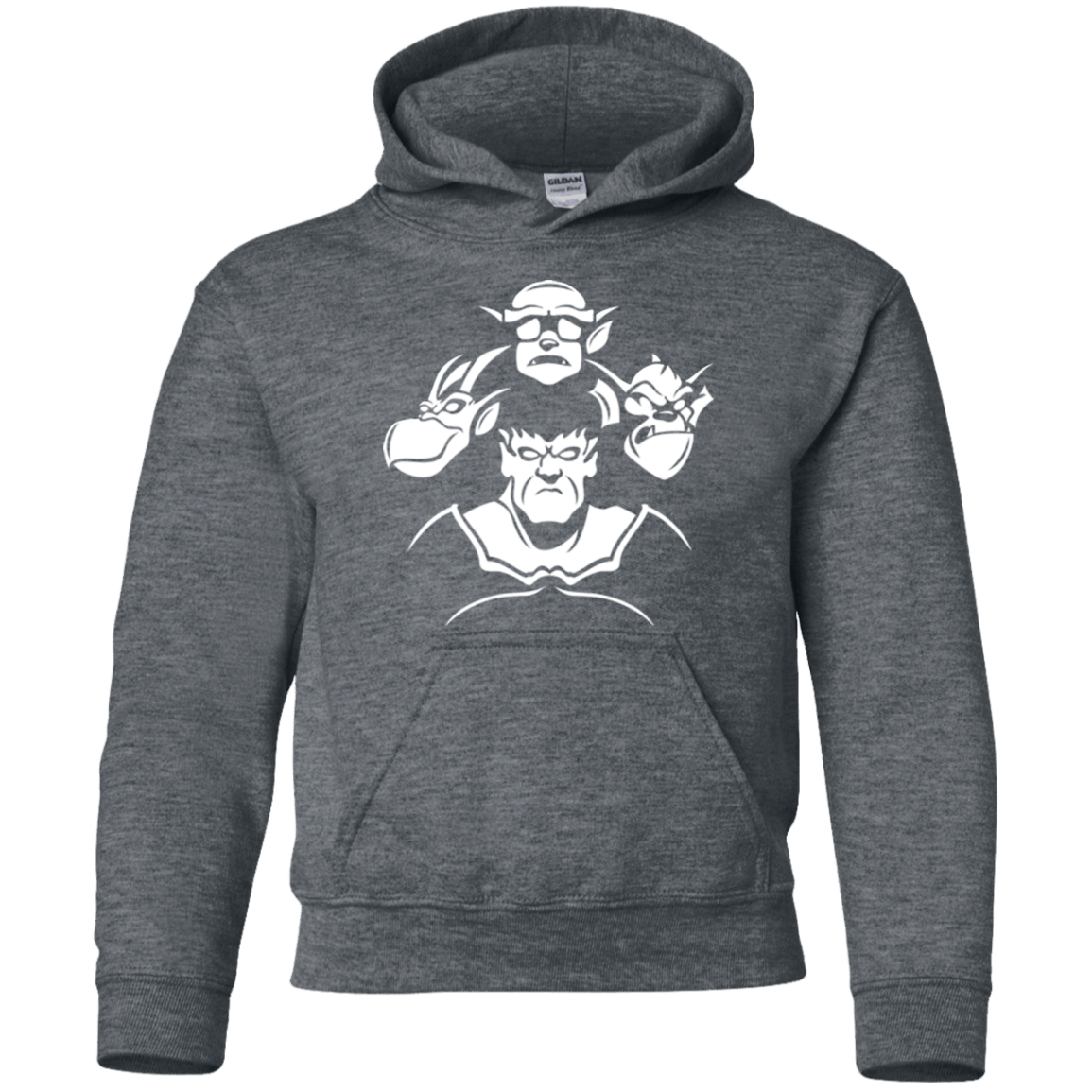 Sweatshirts Dark Heather / YS Gargoyle Rhapsody Youth Hoodie