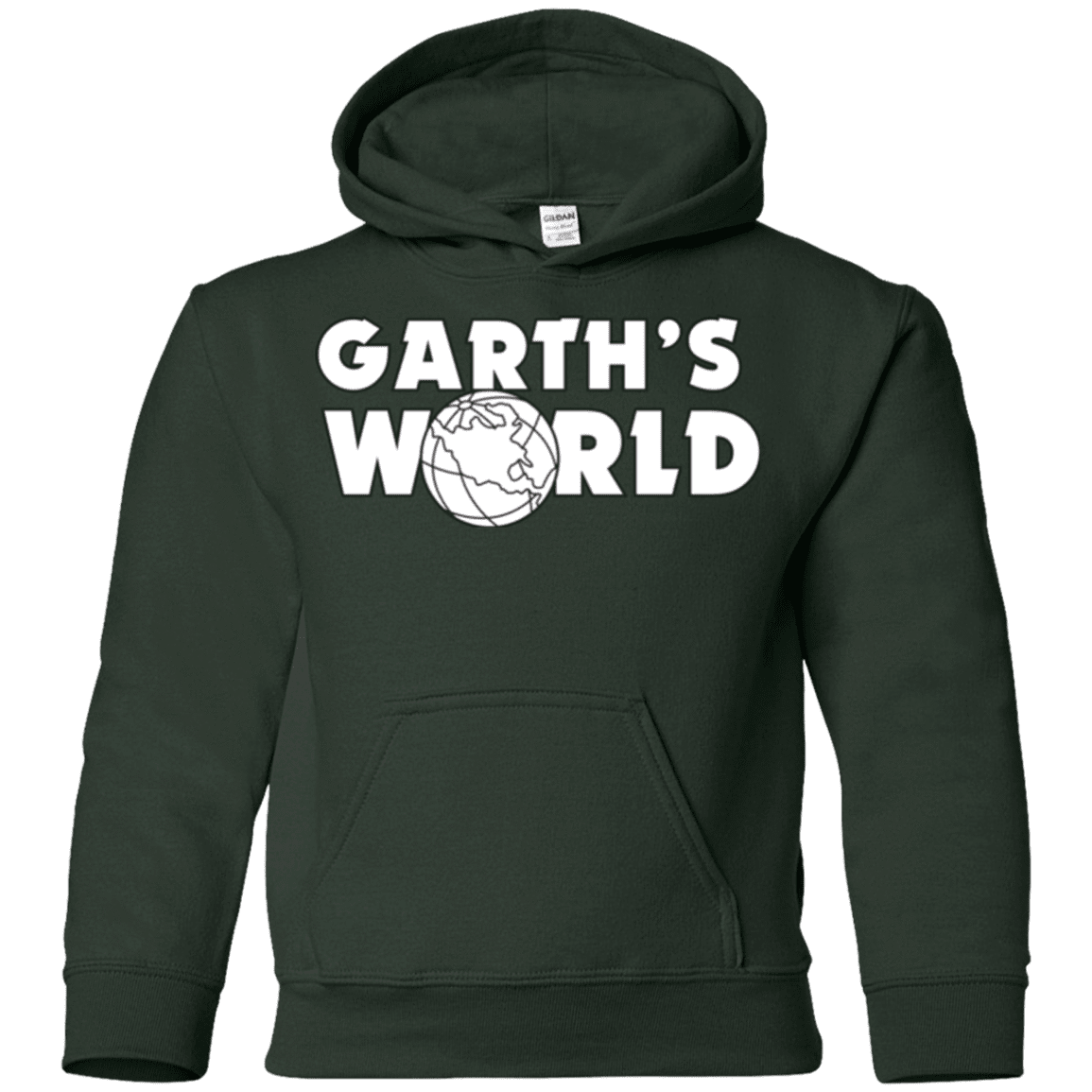 Sweatshirts Forest Green / YS Garth's World Youth Hoodie