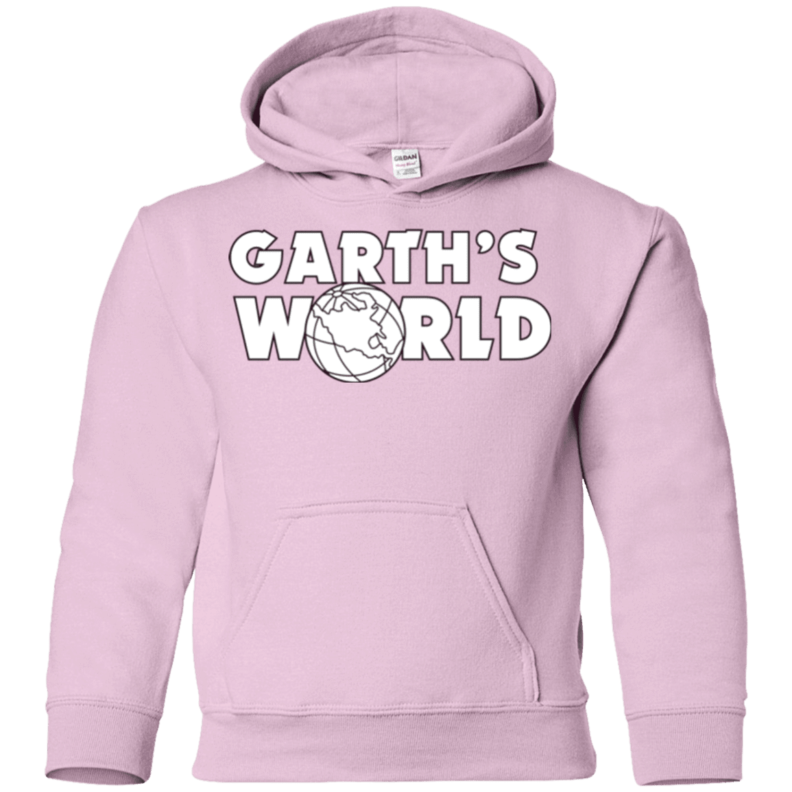 Sweatshirts Light Pink / YS Garth's World Youth Hoodie