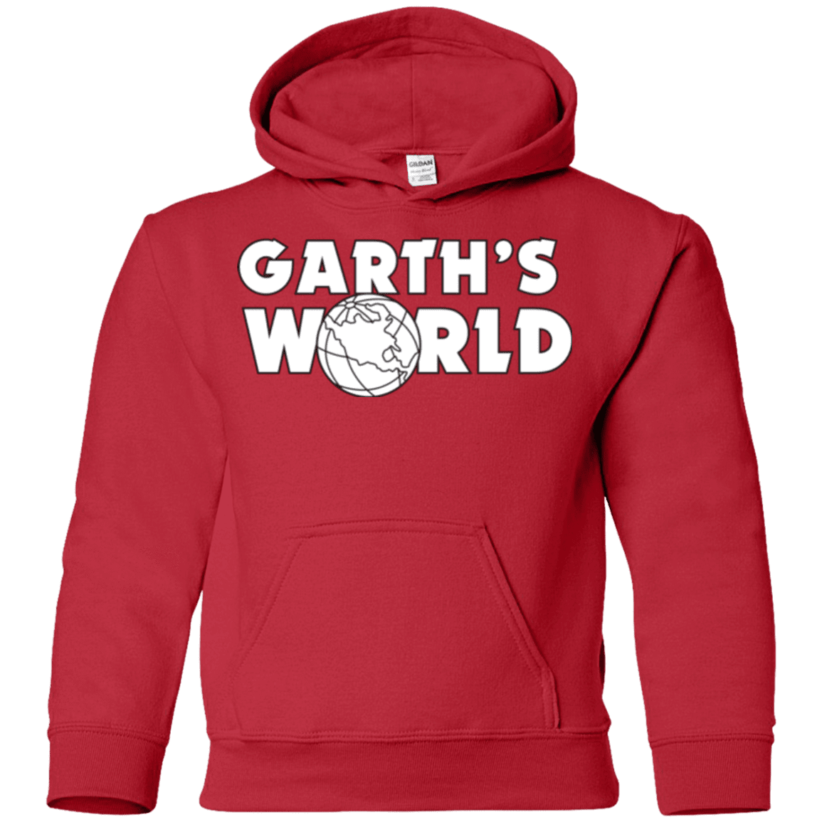 Sweatshirts Red / YS Garth's World Youth Hoodie