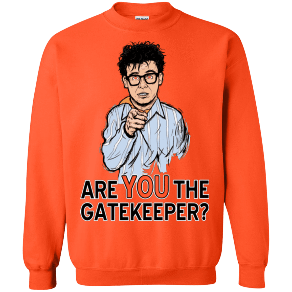 Sweatshirts Orange / Small gatekeeper Crewneck Sweatshirt