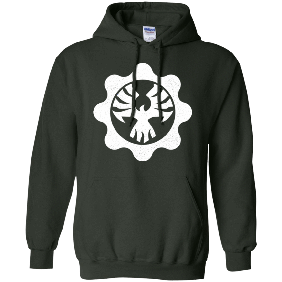 Sweatshirts Forest Green / Small Gears of War 4 Cog Emblem Pullover Hoodie