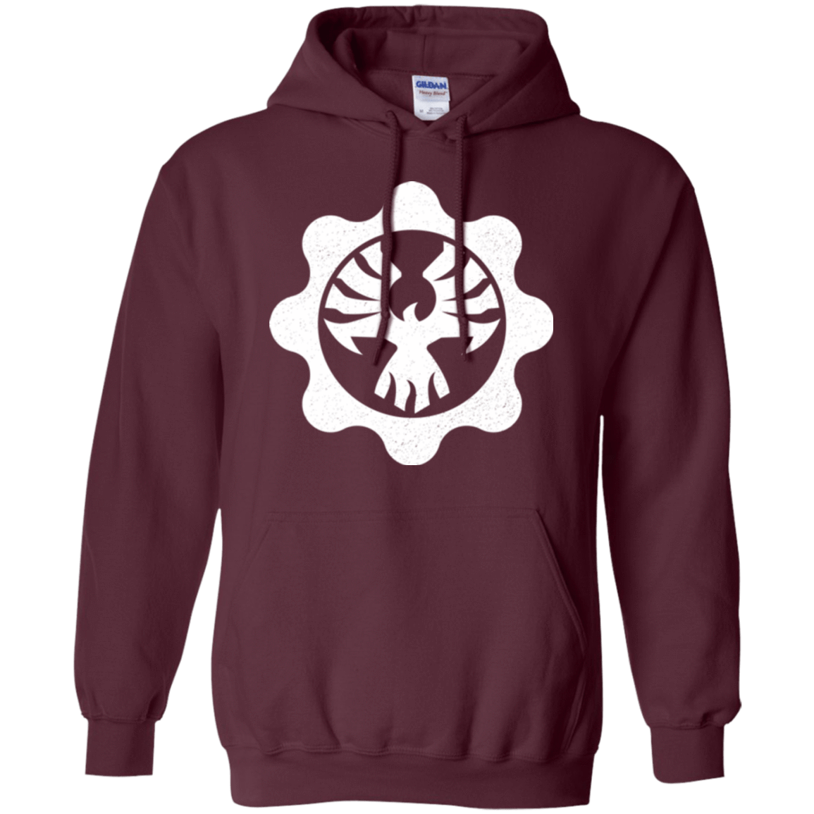 Sweatshirts Maroon / Small Gears of War 4 Cog Emblem Pullover Hoodie