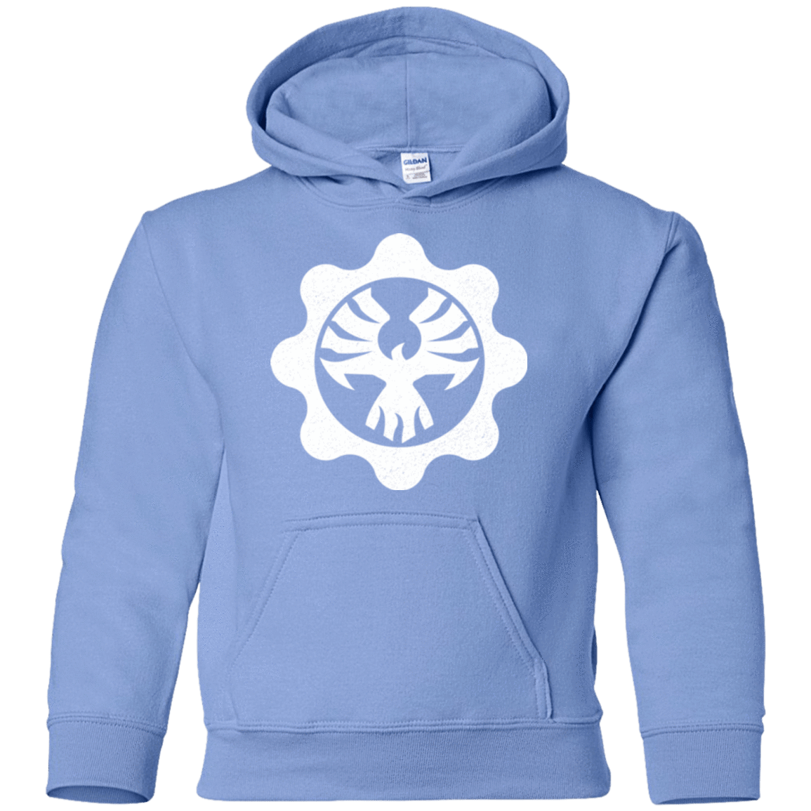 Sweatshirts Carolina Blue / YS Gears of War 4 Cog Emblem Youth Hoodie