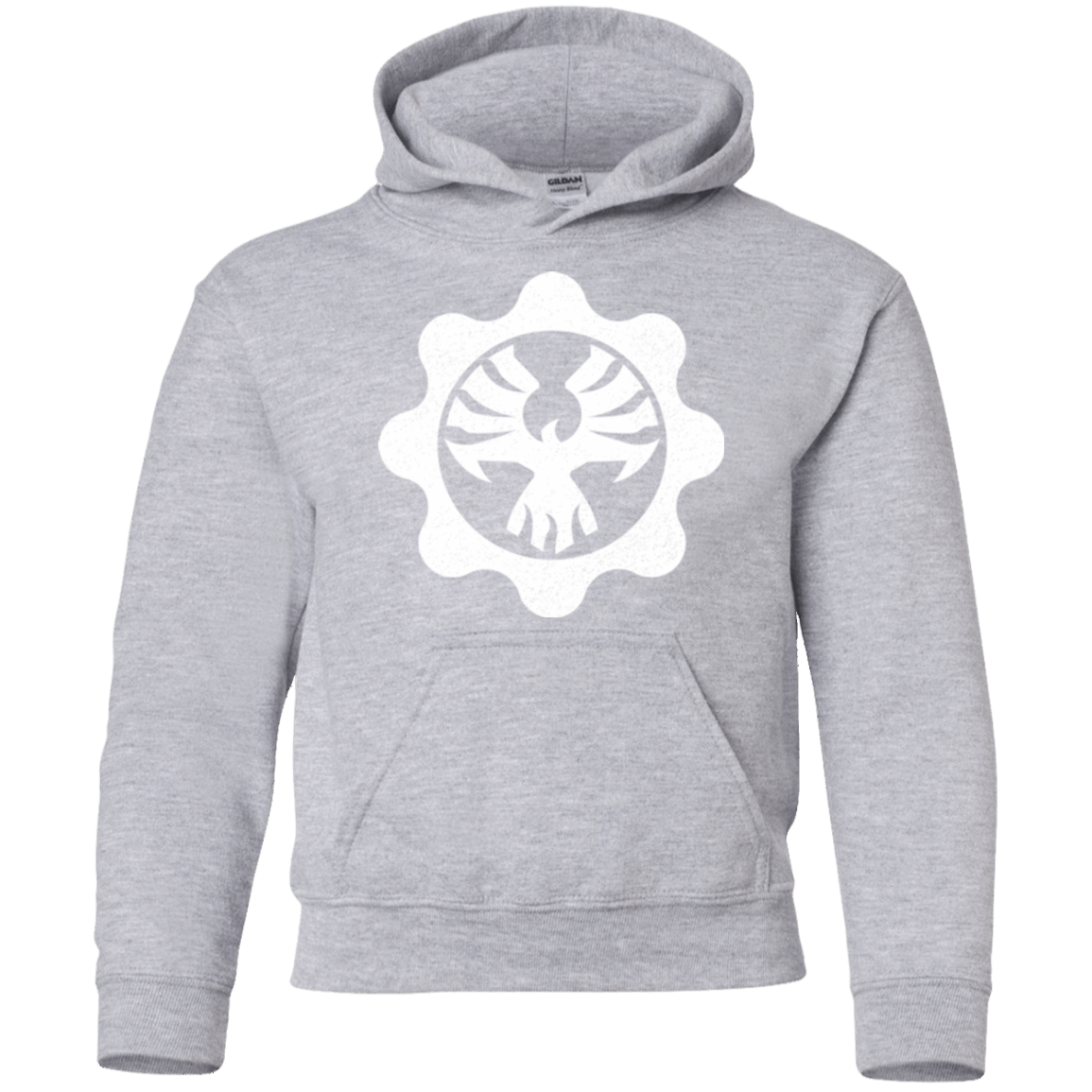 Sweatshirts Sport Grey / YS Gears of War 4 Cog Emblem Youth Hoodie