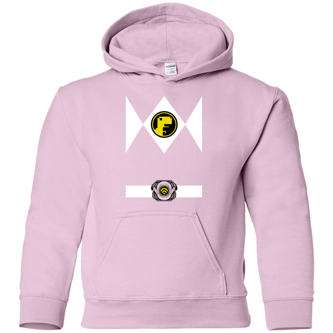 Sweatshirts Light Pink / YS Geek Ranger Youth Hoodie