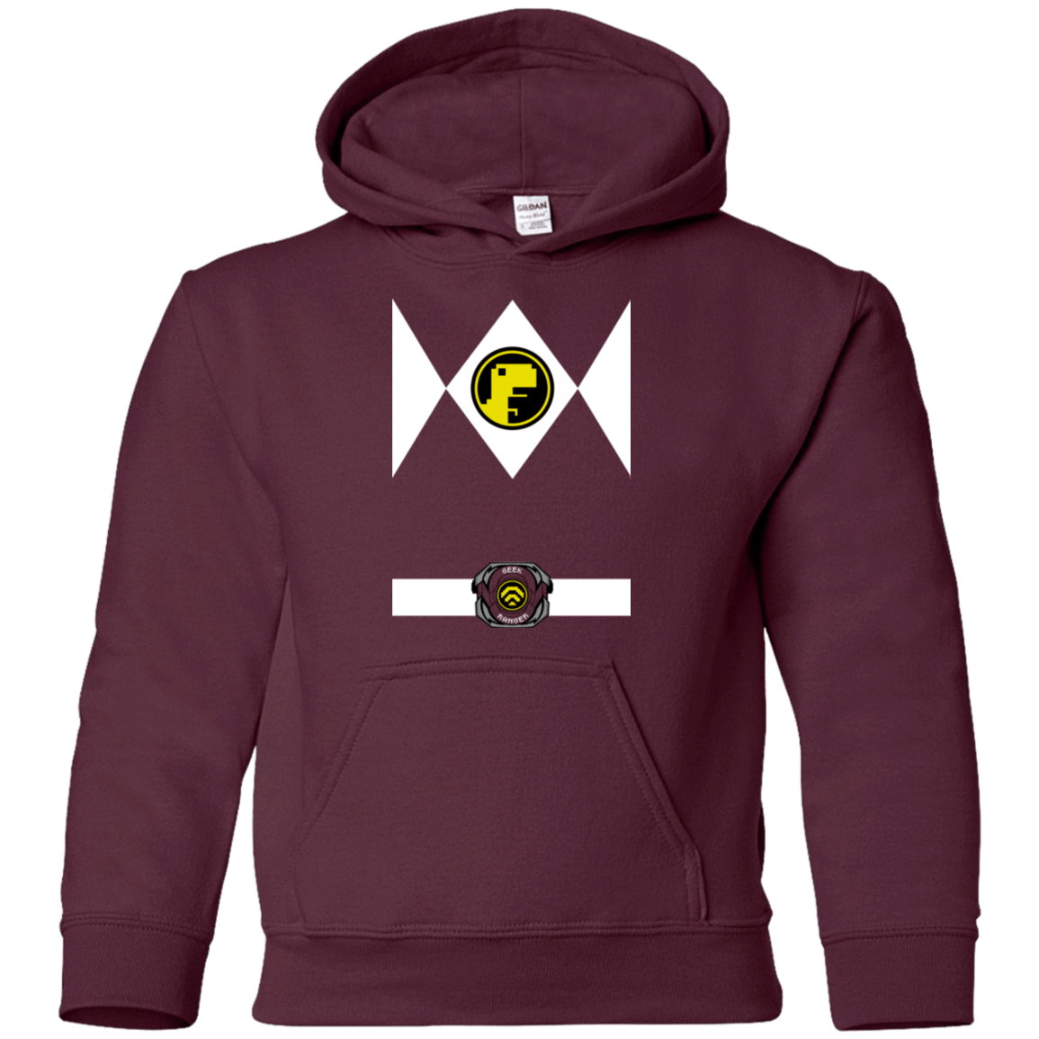 Sweatshirts Maroon / YS Geek Ranger Youth Hoodie