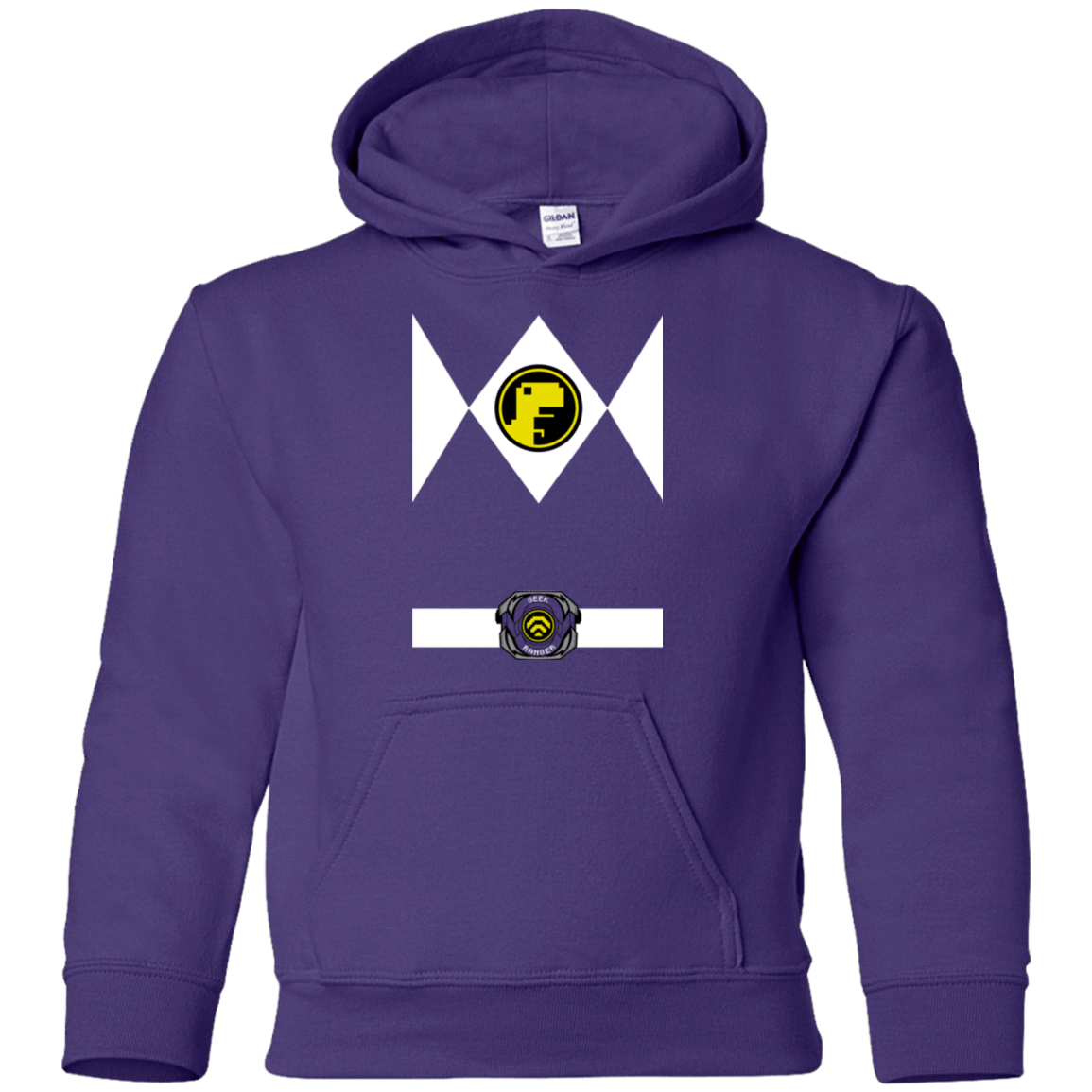 Sweatshirts Purple / YS Geek Ranger Youth Hoodie