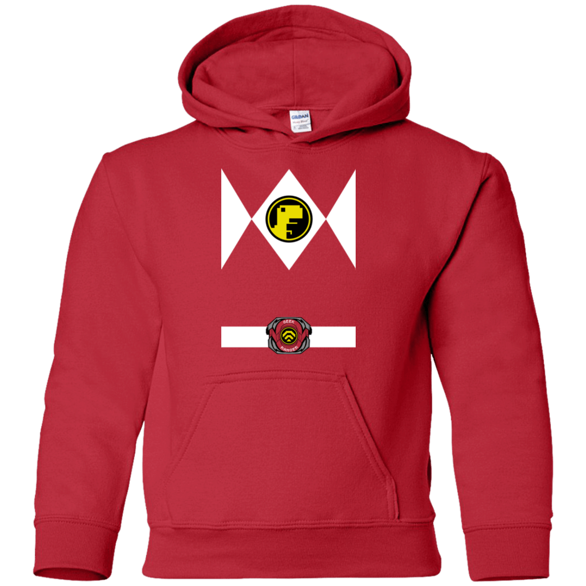 Sweatshirts Red / YS Geek Ranger Youth Hoodie