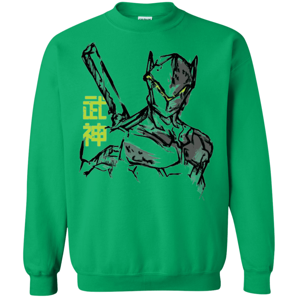Sweatshirts Irish Green / Small Genji Crewneck Sweatshirt