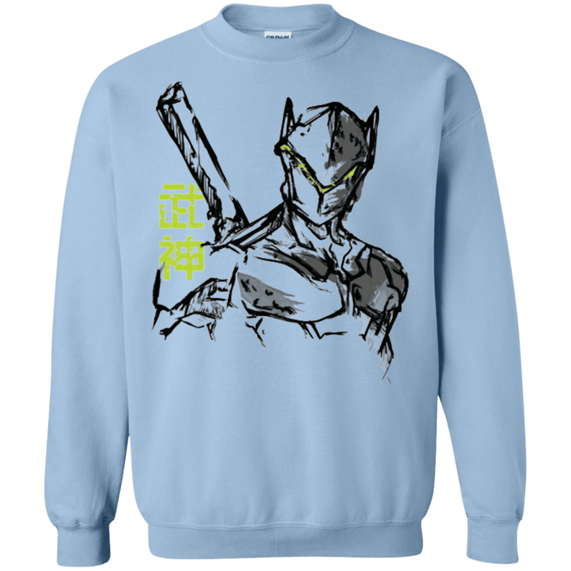 Sweatshirts Light Blue / Small Genji Crewneck Sweatshirt