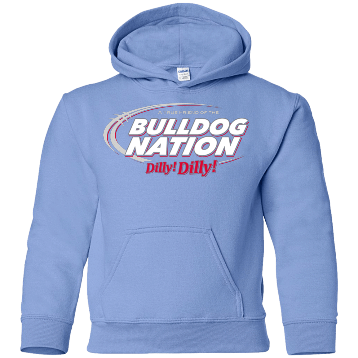 Sweatshirts Carolina Blue / YS Georgia Dilly Dilly Youth Hoodie