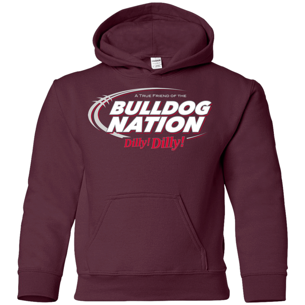 Sweatshirts Maroon / YS Georgia Dilly Dilly Youth Hoodie