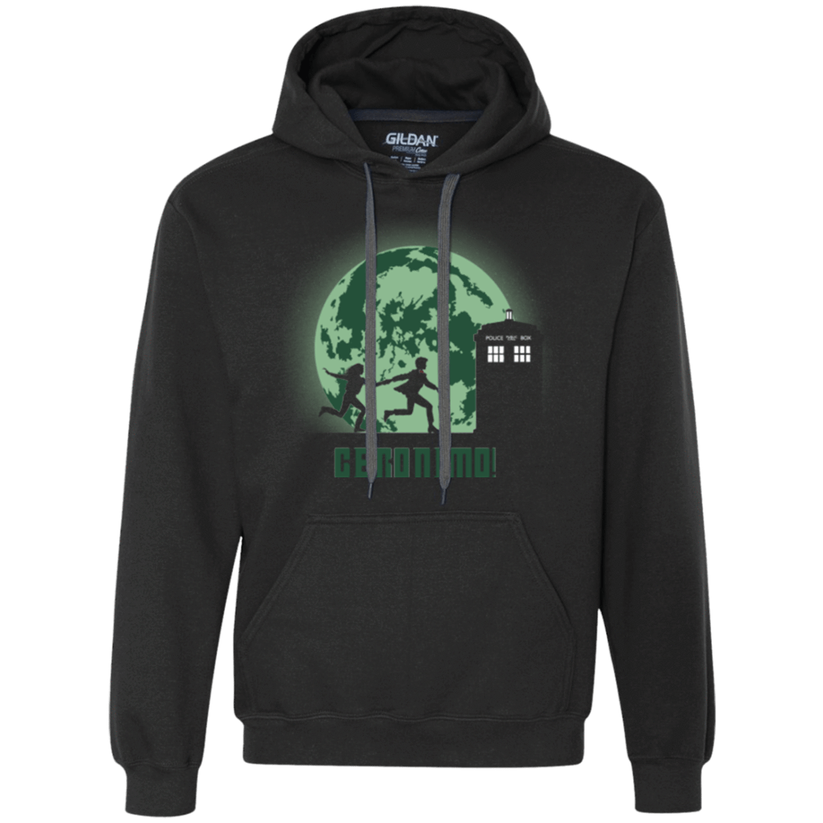 Sweatshirts Black / Small Geronimo! Premium Fleece Hoodie