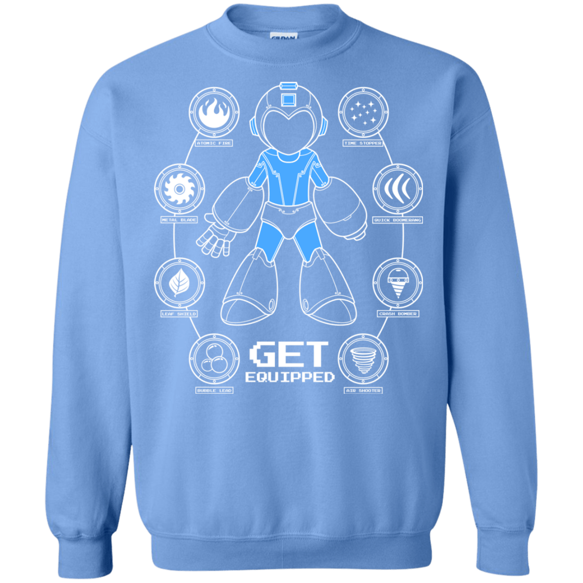 Sweatshirts Carolina Blue / Small Get Equipped Crewneck Sweatshirt