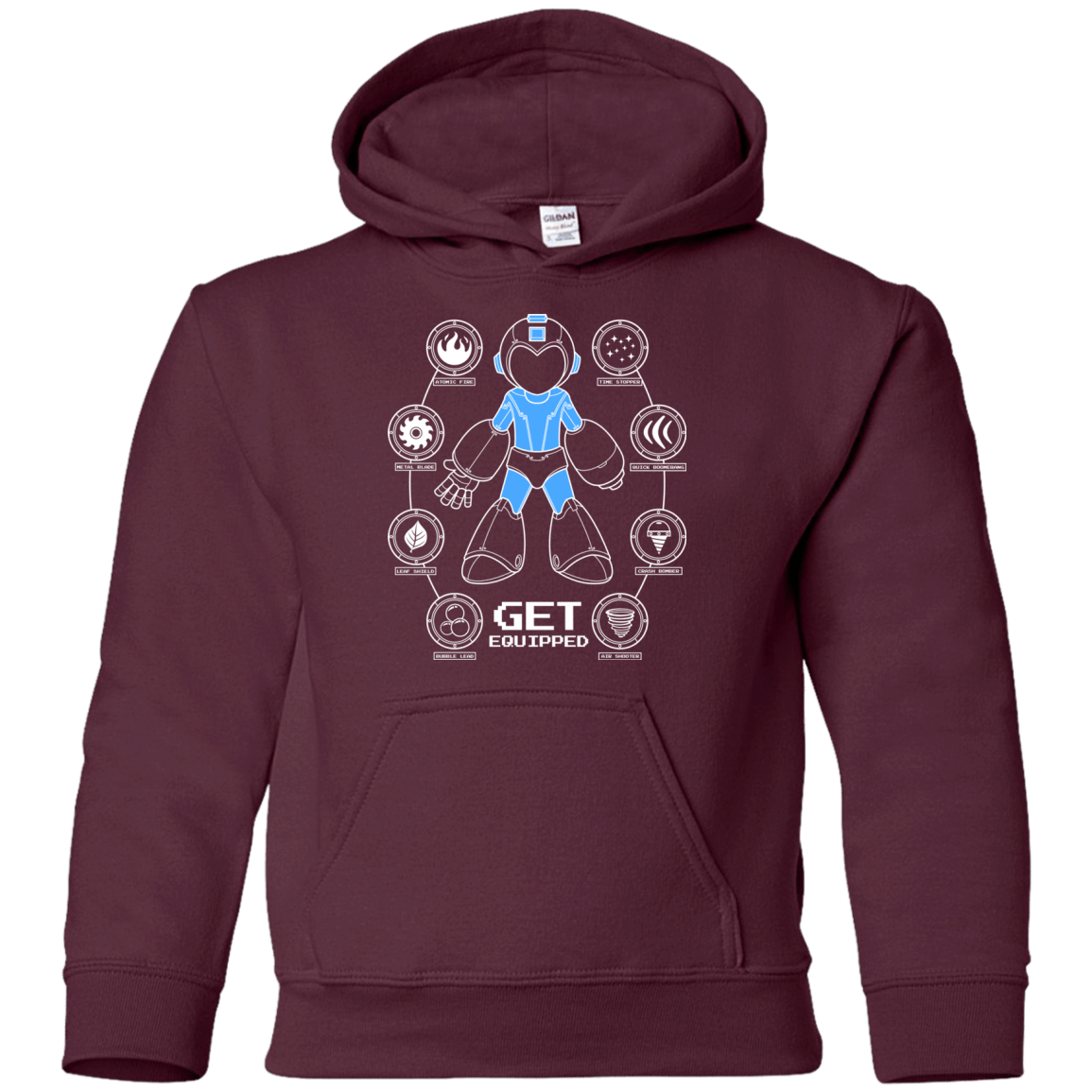 Sweatshirts Maroon / YS Get Equipped Youth Hoodie