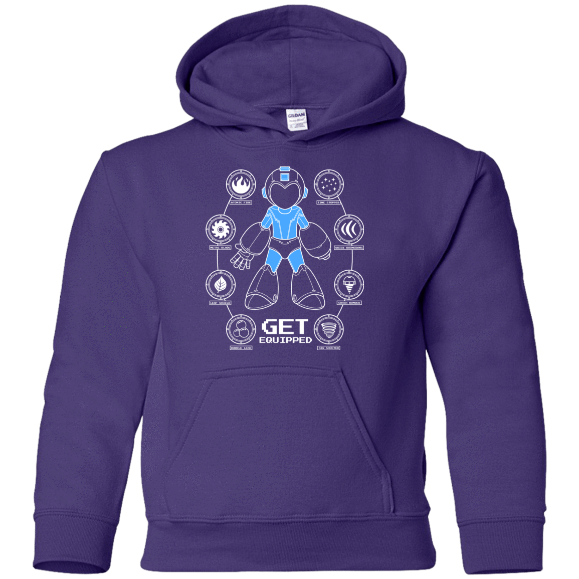 Sweatshirts Purple / YS Get Equipped Youth Hoodie