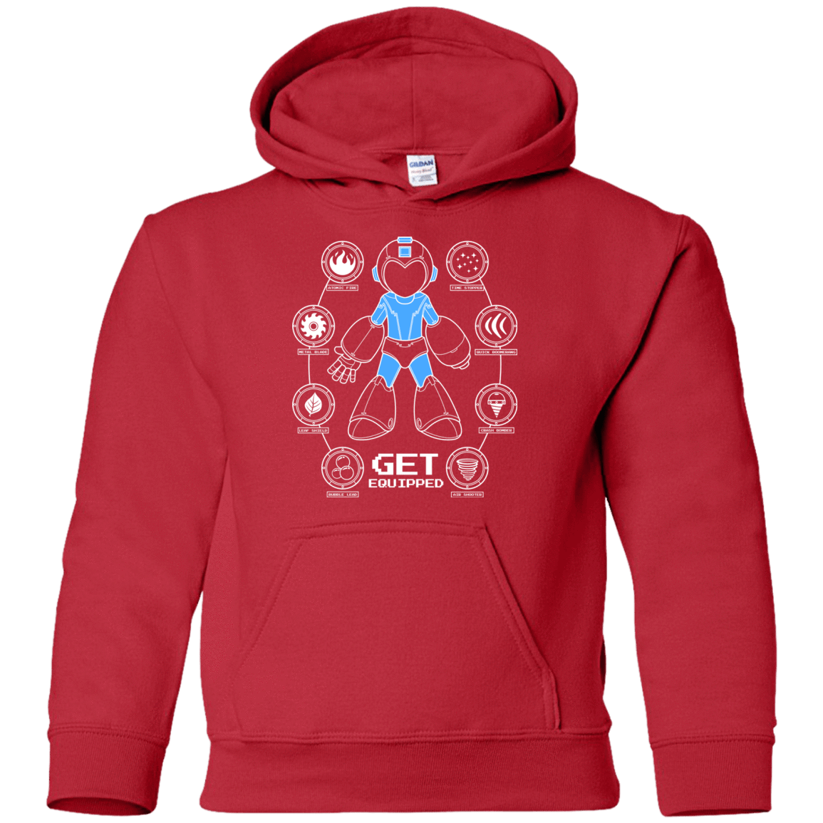 Sweatshirts Red / YS Get Equipped Youth Hoodie