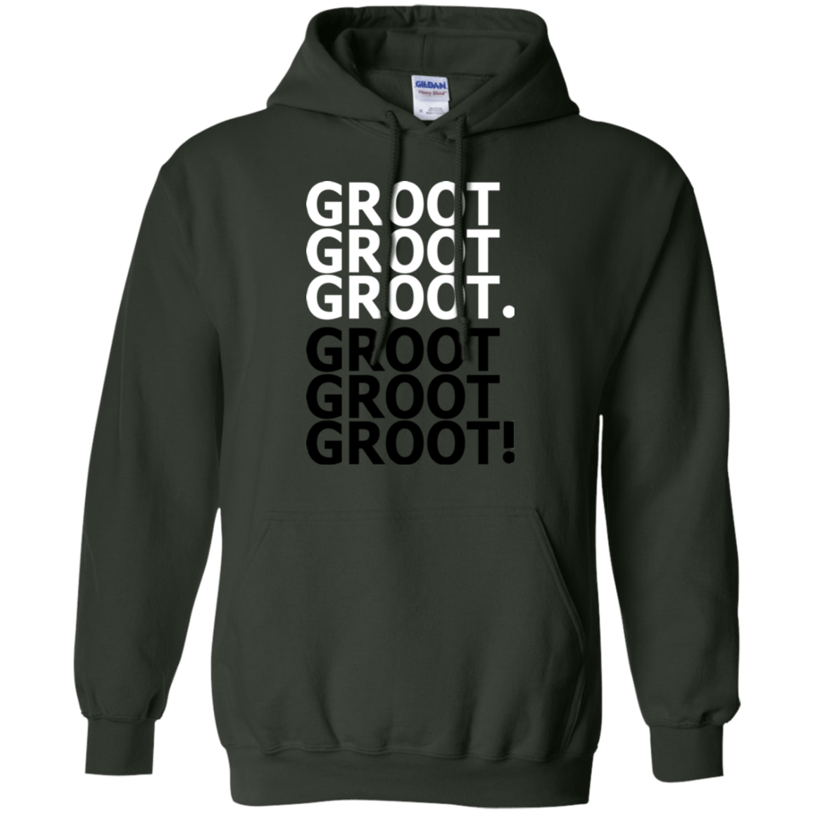 Sweatshirts Forest Green / Small Get over it Groot Pullover Hoodie