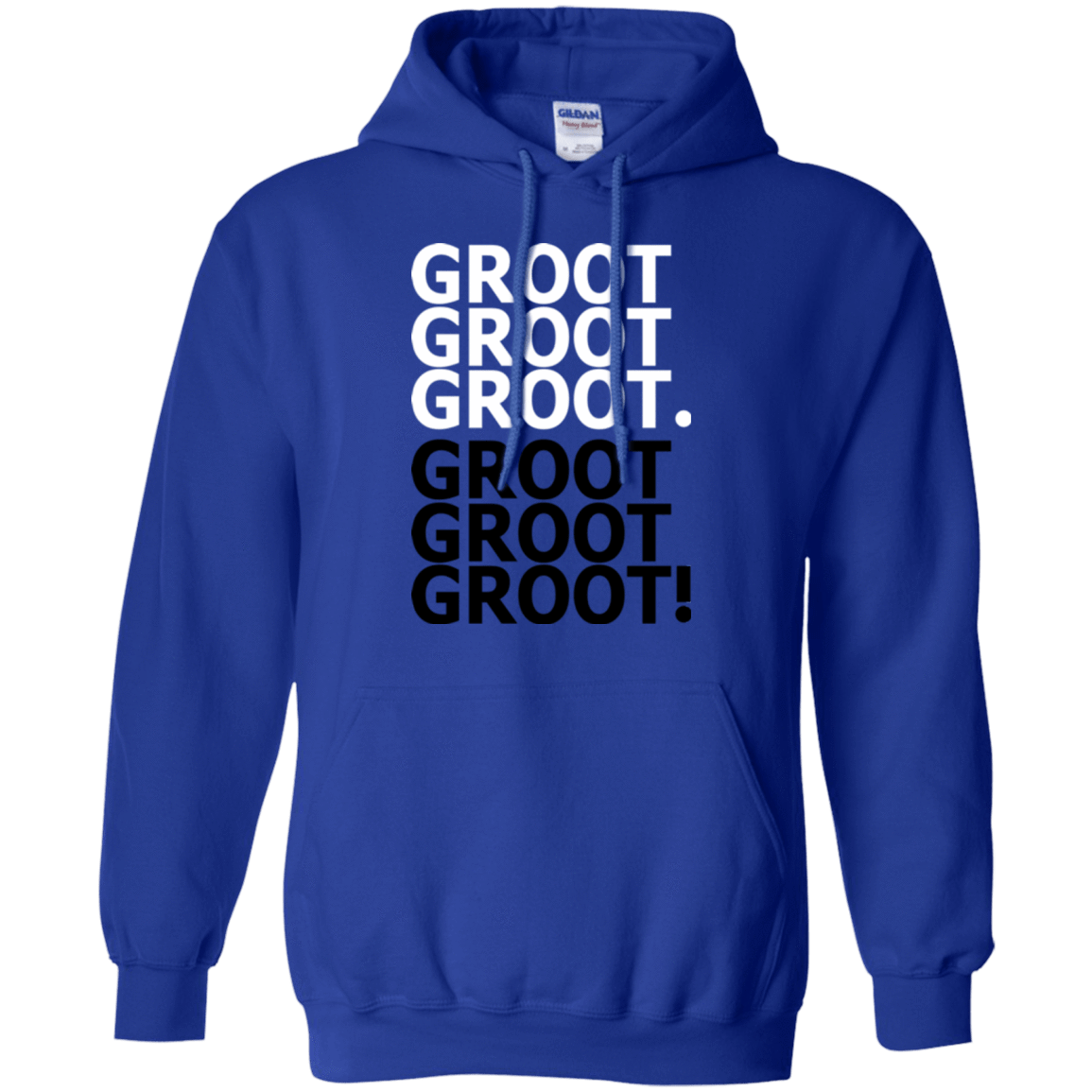 Sweatshirts Royal / Small Get over it Groot Pullover Hoodie