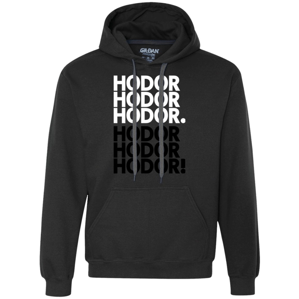 Sweatshirts Black / Small Get over it Hodor Premium Fleece Hoodie