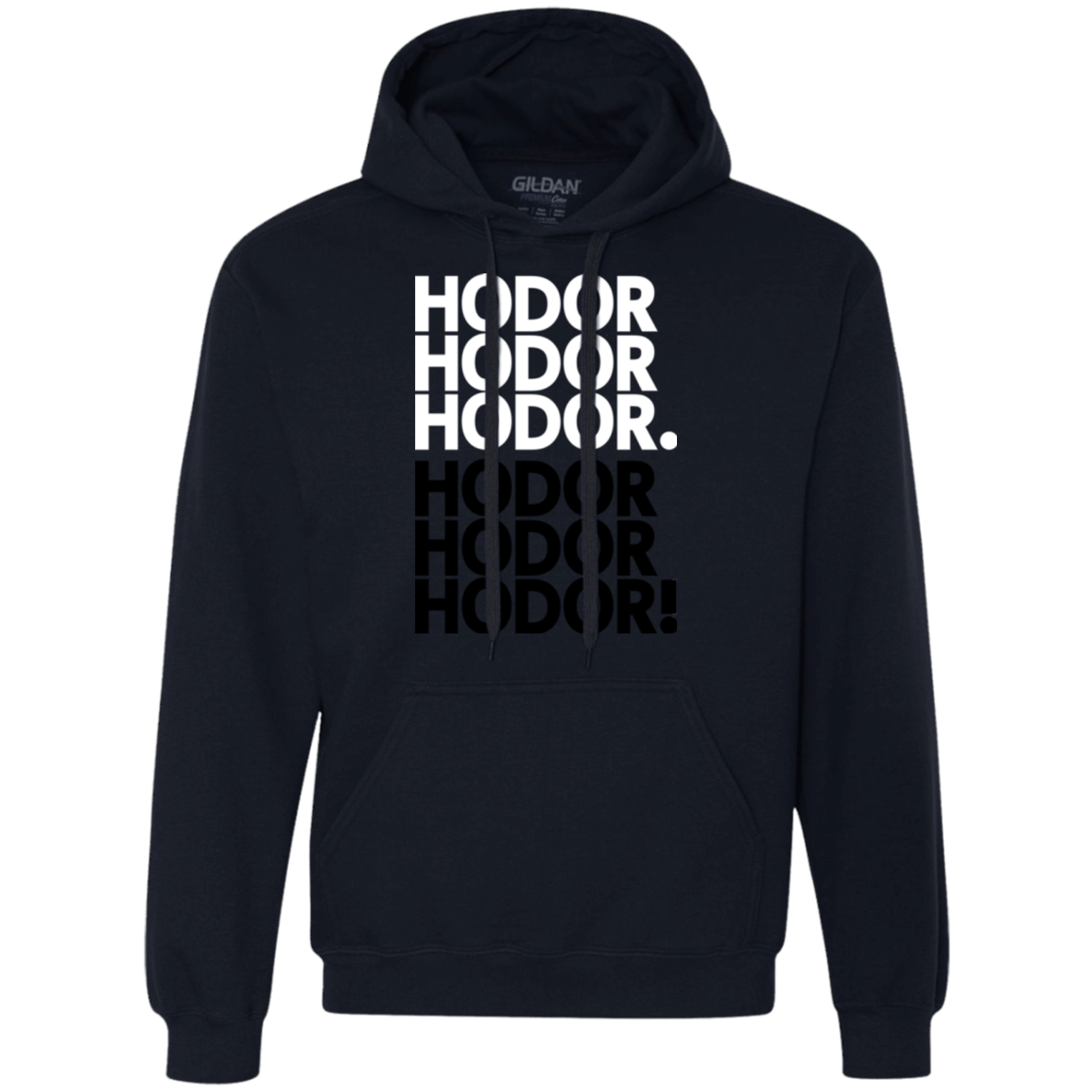 Sweatshirts Navy / Small Get over it Hodor Premium Fleece Hoodie