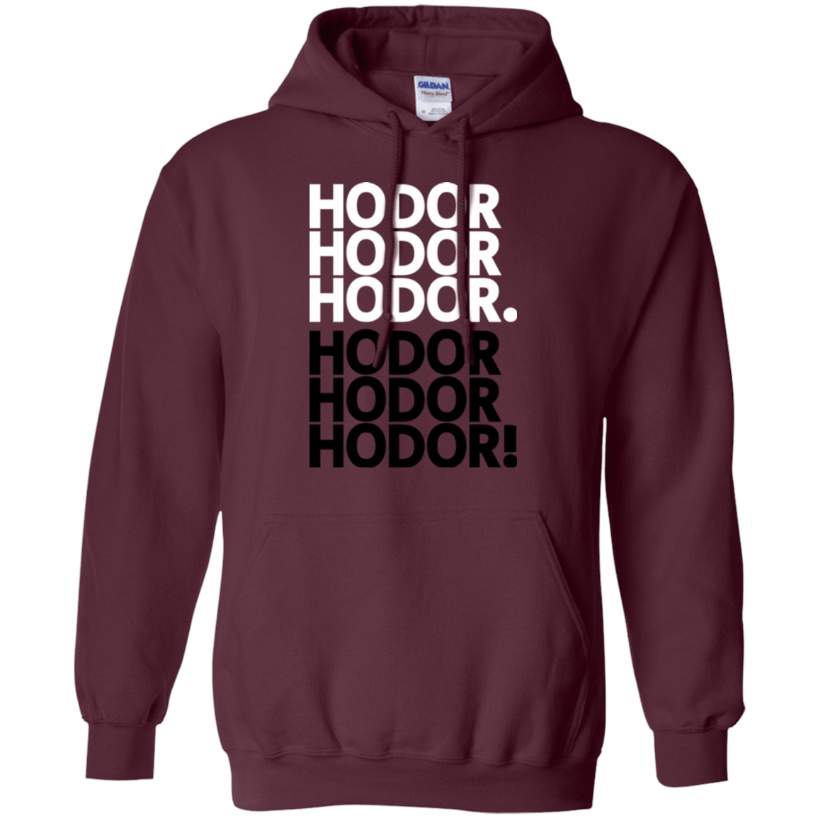 Sweatshirts Maroon / Small Get over it Hodor Pullover Hoodie