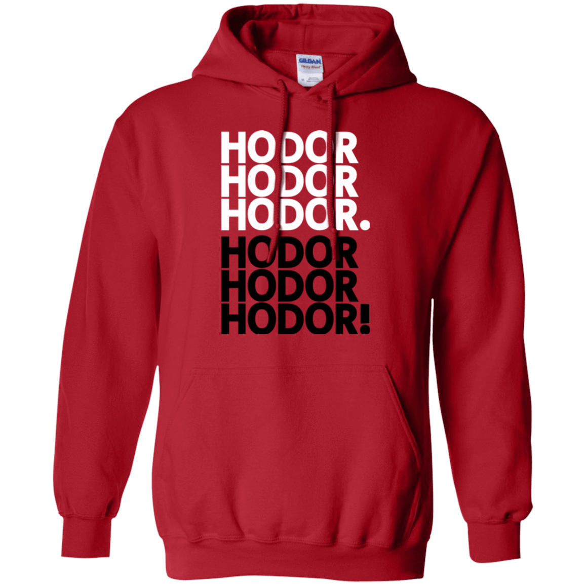 Sweatshirts Red / Small Get over it Hodor Pullover Hoodie