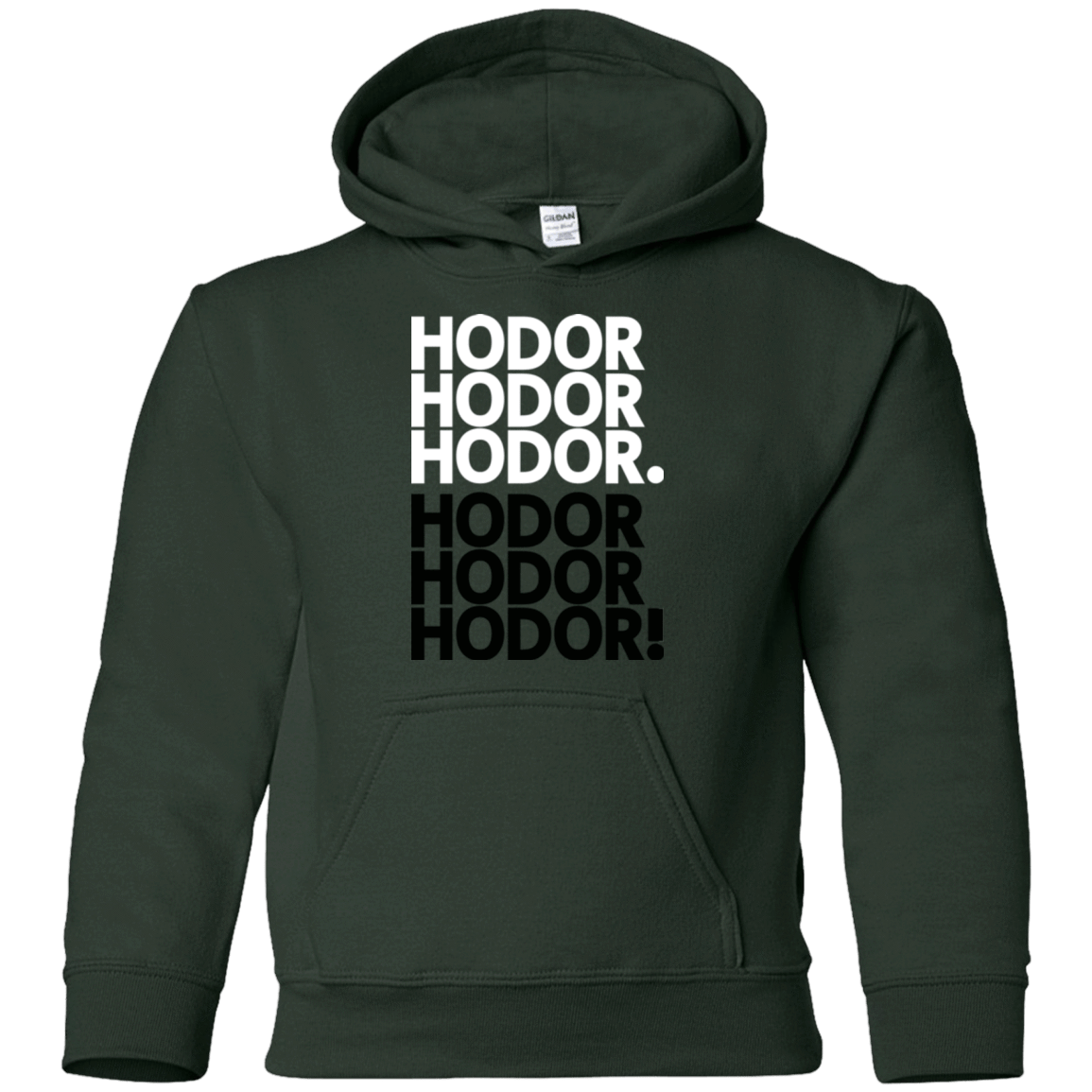 Sweatshirts Forest Green / YS Get over it Hodor Youth Hoodie
