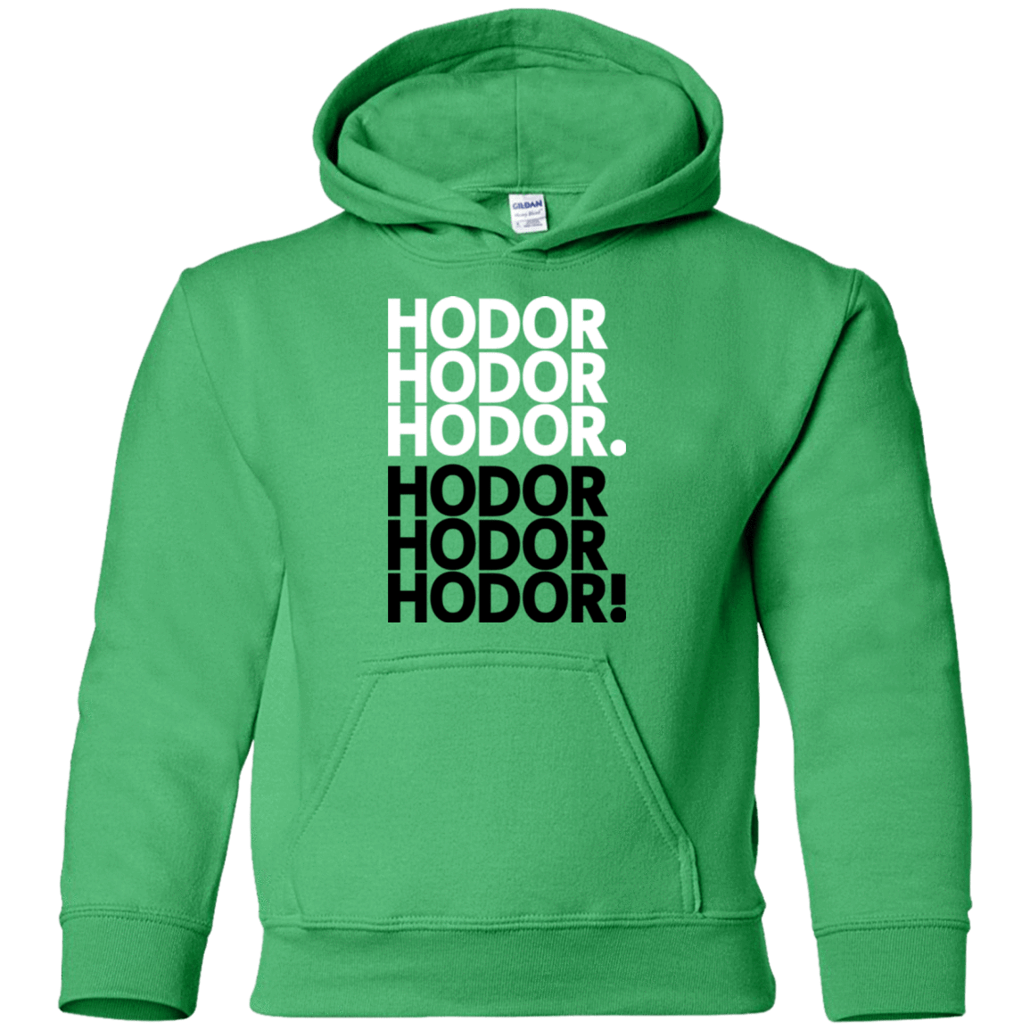 Sweatshirts Irish Green / YS Get over it Hodor Youth Hoodie