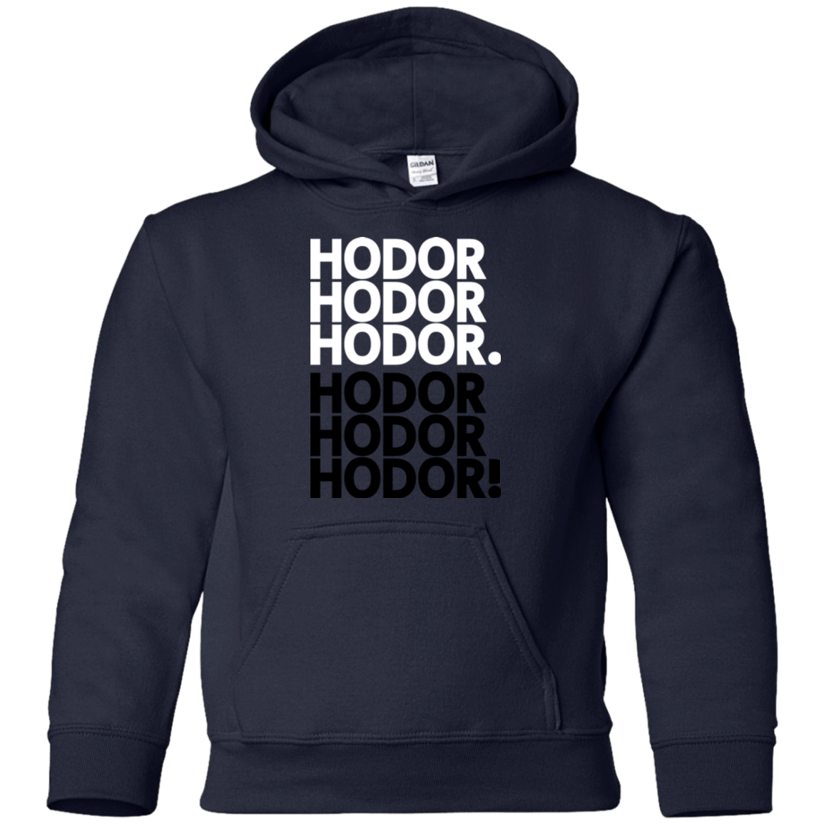 Sweatshirts Navy / YS Get over it Hodor Youth Hoodie