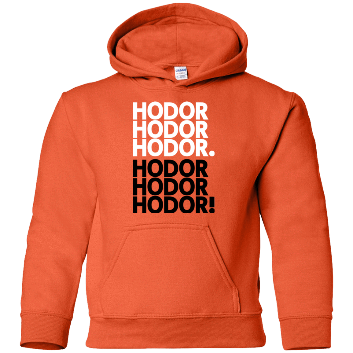 Sweatshirts Orange / YS Get over it Hodor Youth Hoodie