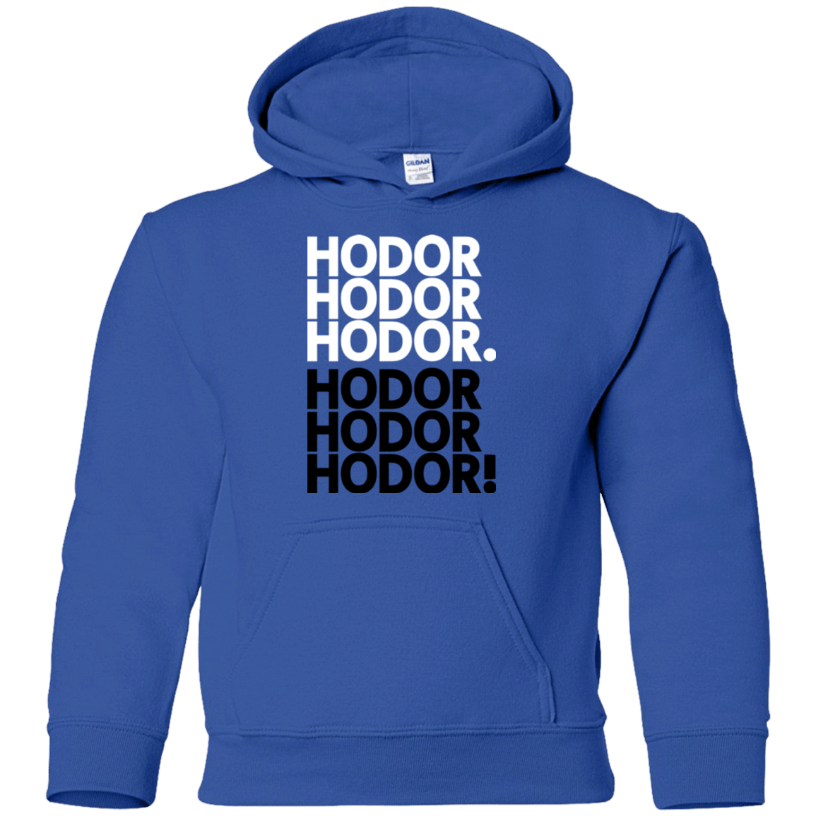 Sweatshirts Royal / YS Get over it Hodor Youth Hoodie